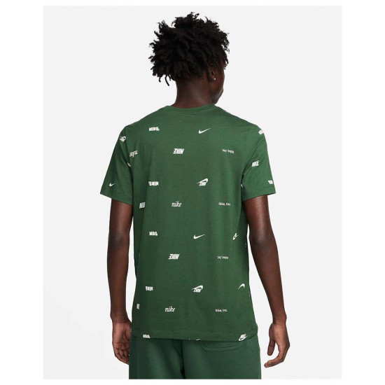 Nike Ανδρική κοντομάνικη μπλούζα Sportswear Tee Club AOP